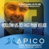 Fast pain relief: Follow us on Facebook